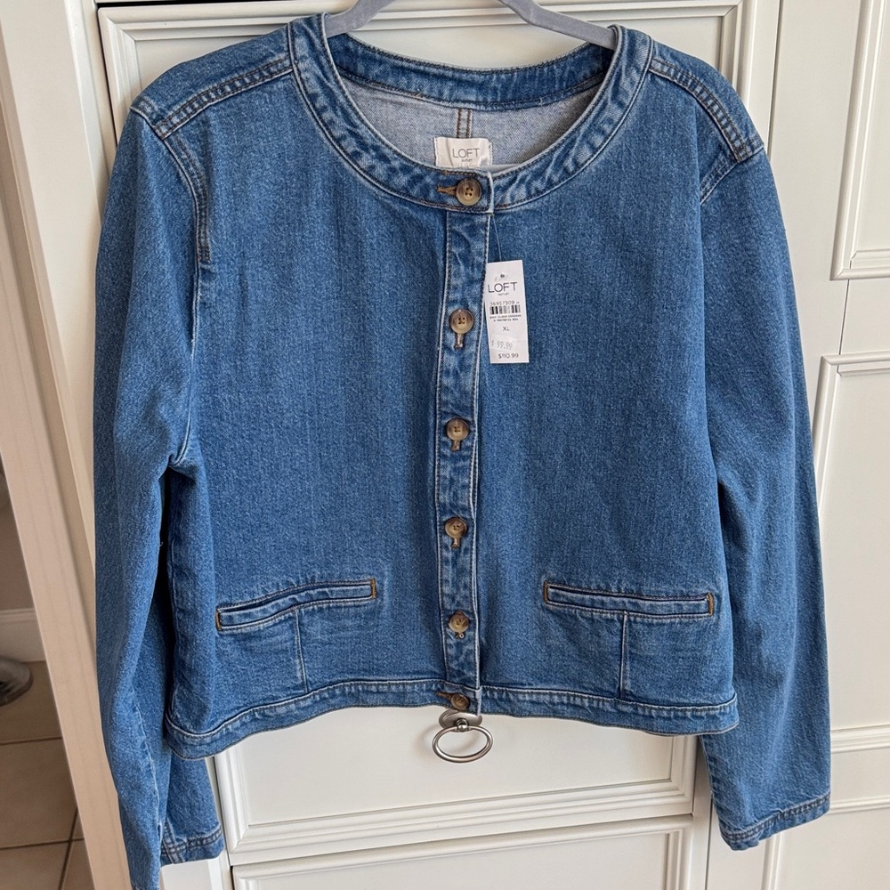 LOFT Blue Denim Jacket